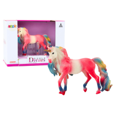 Lean Toys Gyűjthető figura nagy unikornis rózsaszín 11 CM játékfigura