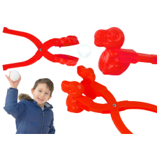 Lean Toys Hókészítő hógolyógép piros dinoszaurusz homokozójáték