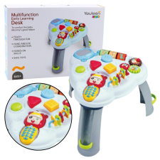 Lean Toys Interaktív oktatási asztal háromszög telefon fények hangzik készségfejlesztő