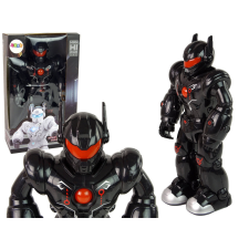 Lean Toys Interaktív Robot Walks Sound Fények fekete elektronikus játék