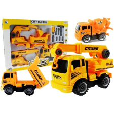 Lean Toys Járműkészlet betonkeverő billenő lecsavarásához barkácsolás, építés