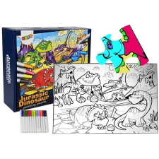 Lean Toys Jurassic Dinosaur Painting Puzzle 24 részes puzzle, kirakós