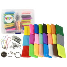 Lean Toys Kreatív agyag modellező agyag készlet 24 színű kiegészítők kreatív és készségfejlesztő