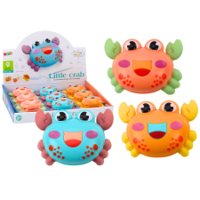 Lean Toys Little Happy Crab Friction Drive 3 színben készségfejlesztő