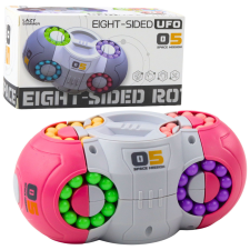 Lean Toys Logikai játék Puzzle Ufo Magic Rotating Capsule Pink készségfejlesztő