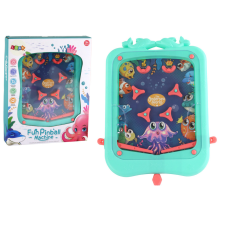 Lean Toys Mini flipper arcade játék zöld labdával oktatójáték