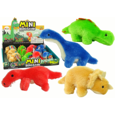 Lean Toys Mini plüss állat dinoszaurusz 4 faj játékfigura