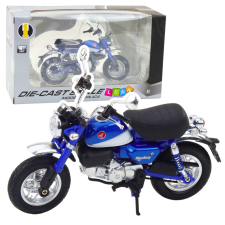 Lean Toys Motorkerékpár Retro Classic Metal Lights Blue 1:12 autópálya és játékautó