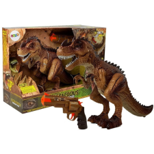 Lean Toys Mozgó dinoszaurusz Tyrannosaurus vízgőz pisztoly hangfény elektronikus játék