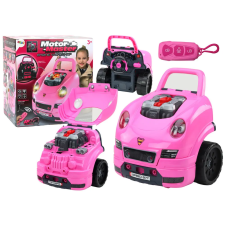 Lean Toys Műhely Motor teherautó szétszerelő barkácskészlet rózsaszín barkácsolás, építés