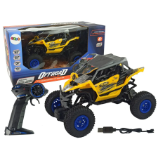 Lean Toys Off-road távirányítós 2,4 GHz 1:16 Sárga távirányítós modell