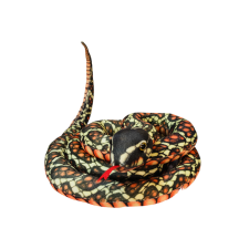 Lean Toys Plush Brown Snake Mascot 200 cm plüssfigura