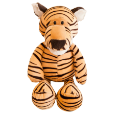 Lean Toys Plüss kabalája ennivaló Tigris csíkos 25cm plüssfigura