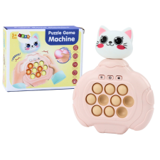 Lean Toys Pop-It Kitty játék Pink Arcade konzol vibrációs érzékelő pad oktatójáték