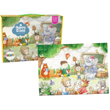 Lean Toys Rejtvényiskola állatoknak 100 db puzzle, kirakós