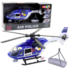 Lean Toys Rendőrségi helikopter horoghordágyának fényei Hangok 1:14 autópálya és játékautó