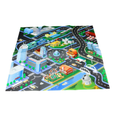 Lean Toys Rugókészlet sportkocsik bőröndjében. Útjelző jelzés. 50 darabos készlet. 18934 autópálya és játékautó