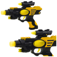 Lean Toys Space Gun Weapon fekete és sárga fények hangzik katonásdi