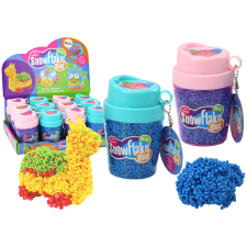 Lean Toys Squishy hungarocell golyók kék pohárban kreatív és készségfejlesztő