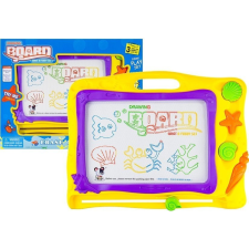 Lean Toys Tábla bélyegekkel és színes háttérrel kreatív és készségfejlesztő