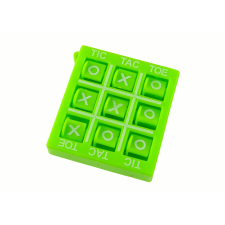 Lean Toys Tic Tac Toe Game 4,5 cm zöld oktatójáték