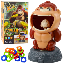 Lean Toys Ügyességi játék Dobd a célba Gorilla forgó hangkarikákat oktatójáték