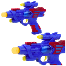 Lean Toys Űrfegyver Fegyver Piros Kék Fény Hangok katonásdi