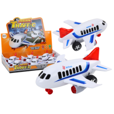 Lean Toys Utasszállító repülőgép fényei fehér hangokat vezetnek helikopter és repülő