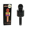 Lean Toys Vezeték nélküli mikrofon USB hangszóró karaoke felvételi modell WS-858 fekete