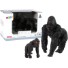 leantoys 2 db Gorilla Figurából Álló Készlet, Animals Of The World Sorozat 12318 (12318)