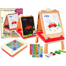 leantoys 3 Az 1-Ben Multifunkcionális Kétoldalas Játékasztal Kínai Asztal (19612) készségfejlesztő