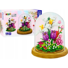 leantoys 487 Darabos Virágkészlet Vitrinben (19743) építkezés