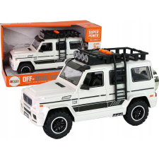 leantoys Akkumulátoros Terepjáró Fehér (15497) autópálya és játékautó