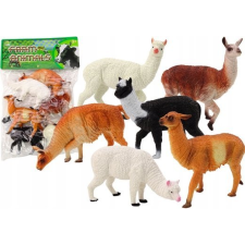 leantoys Alpaca Llama Farm Szett Figurák 6 Db 17524 ( ) játékfigura