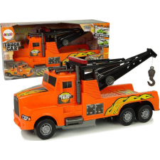 leantoys Autóvontató Teherautó Közúti Segítségnyújtás 1_10 Narancssárga Kötél (9852) autópálya és játékautó