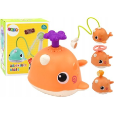leantoys Bálna Fürdőjáték - Narancs (19706) fürdőszobai játék
