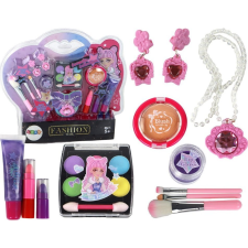 leantoys Beauty Set Kozmetika Smink Ékszer 18 db 15615 (15615) kreatív és készségfejlesztő