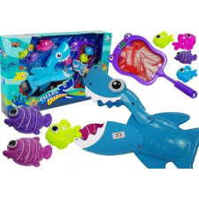 leantoys Cápa Fürdés Játék Hal Catcher Net Halak Kirakodás Net (5381) fürdőszobai játék