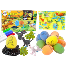 leantoys Diy Tojásfestő Dinoszauruszok Készlet 13447 (13447) kreatív és készségfejlesztő