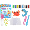 leantoys Diy Vízgyöngy Készlet Magic Beads 8 Színű Tengeri Állatok 15807 (15807)