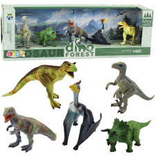 leantoys Élethű Erdei Dinoszaurusz Figurák Készlet 5Db – 24388 (24388) játékfigura