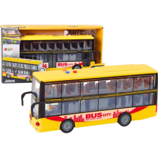 leantoys Emeletes Busz 1:16 Fények Hangok Sárgán Hajt 13596 ( ) autópálya és játékautó