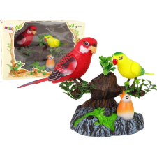 leantoys Éneklő Mozgó Papagájok Színes Fa (14089) kreatív és készségfejlesztő