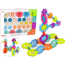 leantoys Építőkockák Hópelyhek 120 Darab (14674) építkezés