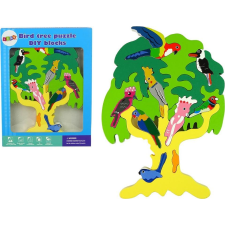 leantoys Fa Madarak Papagájok DIY Fa Puzzle Blokkok (10135) puzzle, kirakós