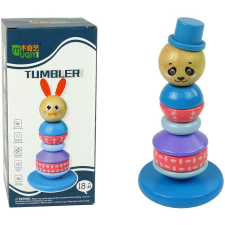 leantoys Fából Készült Oktatási Piramis Panda Egyensúlyozó Torony (9680) oktatójáték