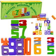 leantoys Fából Készült Számok Játszva Tanulni Matematikai Kocka Oktatási Blokkok – 13956 (13956) oktatójáték