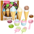 leantoys Fagylalt és édességkészlet: Cupcakes, Macaroons, szerepjáték 23761 (23761)