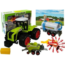 leantoys Farm Autók Készlete Rake Press (4202) autópálya és játékautó