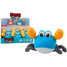 leantoys Fürdőjáték Felhúzható Rák Sétál, Úszik, Kék – 19980 (19980) fürdőszobai játék